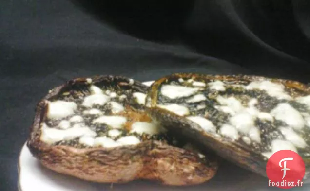 Champignons Portabella Rôtis Au Fromage Bleu