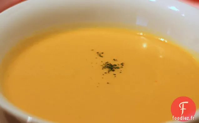 Soupe De Carottes Crémeuse Sans Crème Aux Herbes