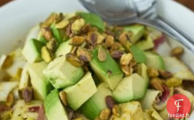 Salade D'Avocat, D'Endives Et De Pistaches