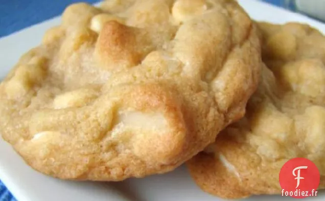 Biscuits aux Pépites de Chocolat Blanc aux Noix de Macadamia