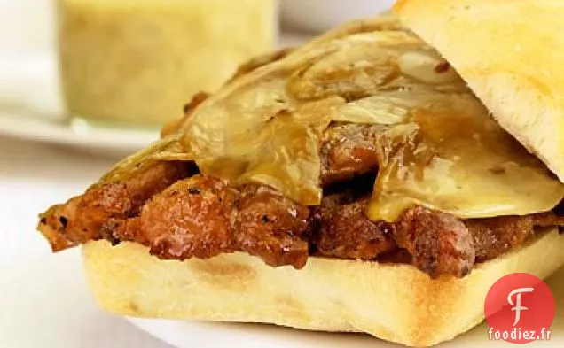 Sandwich Poitrine de Porc et Endives Braisées