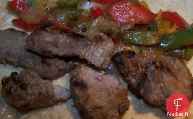 Fajitas de Bœuf Sauté