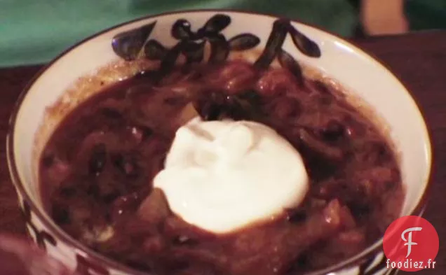 Soupe aux Haricots Noirs