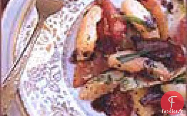 Salade Tiède de Fruits d'Hiver, Endives et Pancetta