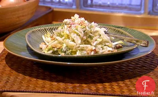 Salade de Fenouil et d'Endives à la Vinaigrette à la Rose
