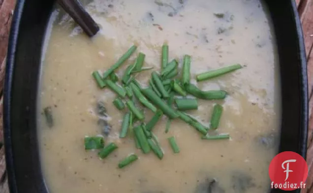 Soupe Portugaise de Pommes de Terre et Coriandre