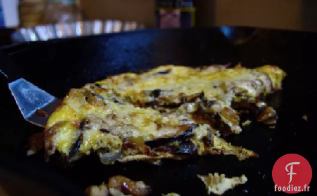 Frittata aux Champignons au Curry