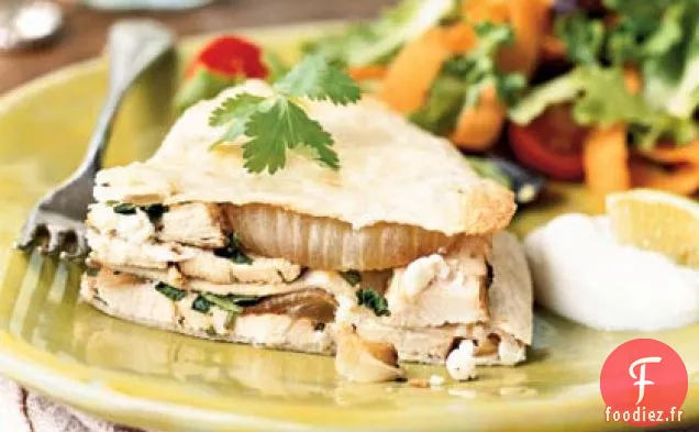 Quesadilla au Poulet et au Fromage de Chèvre