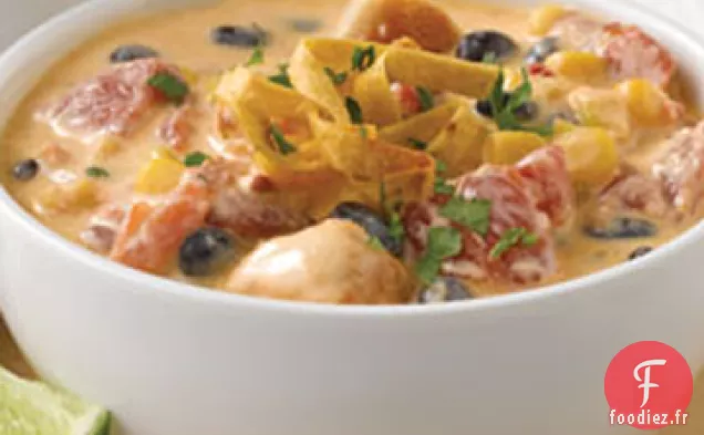 Soupe Enchilada au Poulet de Santa Fe