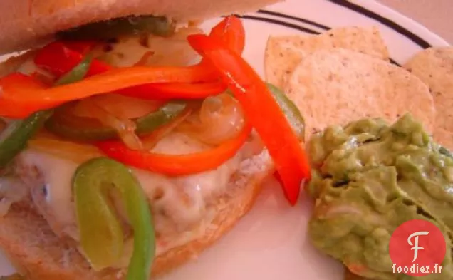 Hamburgers Fajita au Poulet