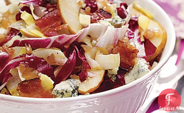 Salade de Récolte avec Vinaigrette au Bacon