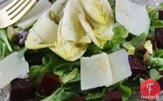 Salade Tricolore d'Endives, Betteraves et Roquette, Pantzaria Salata