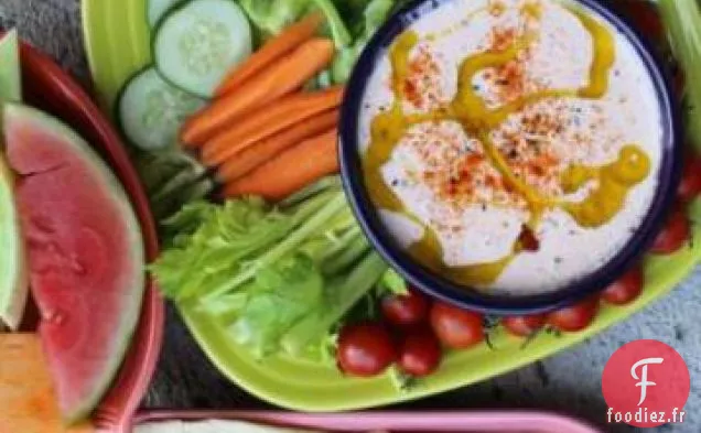Apéritif au Tahini et au Yogourt du Moyen-Orient