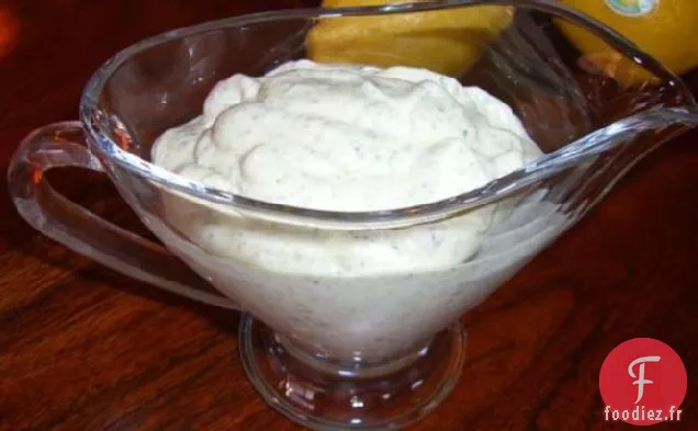 Crème À La Coriandre Pour Tacos Au Poisson
