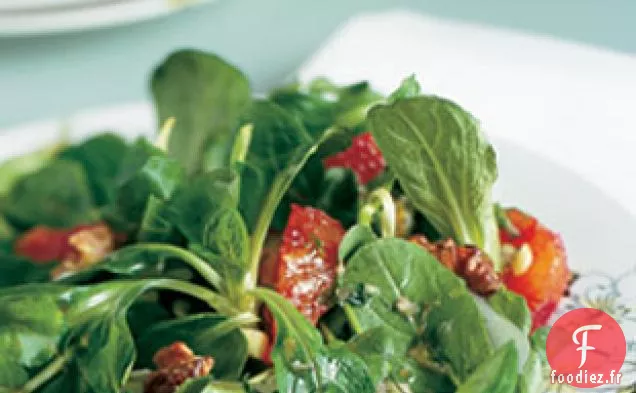 Légumes Verts Printaniers À La Vinaigrette Orange-fenouil