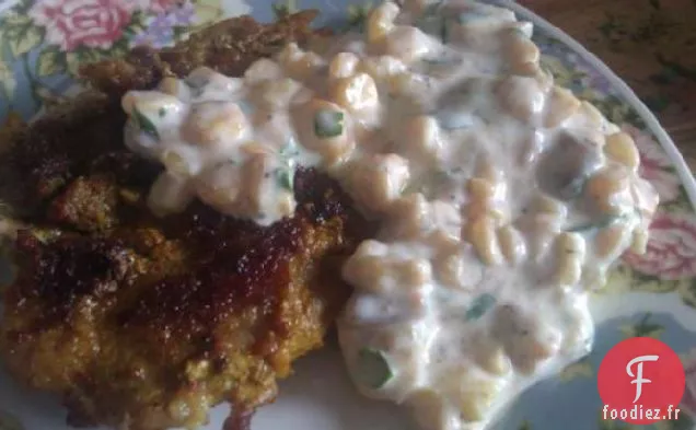 Côtelettes de Bombay Avec Raita au Maïs et au Cumin