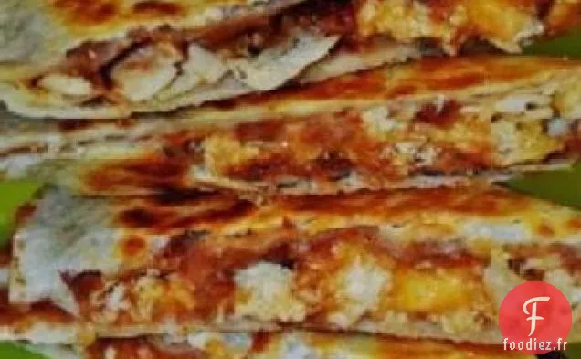 Quesadillas au Bacon et Poulet de Carla