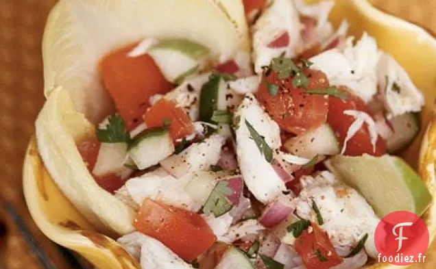 Salade de chair de Crabe à la mexicaine