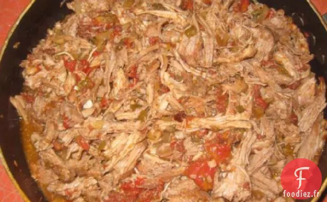 Crockpot Porc Effiloché Mexicain