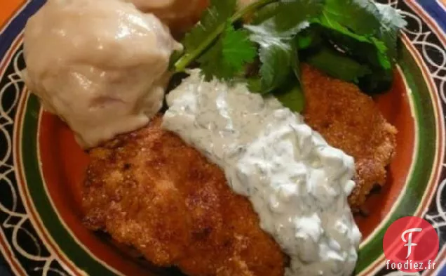 Poulet Fiesta À La Crème De Coriandre Au Jalapeno