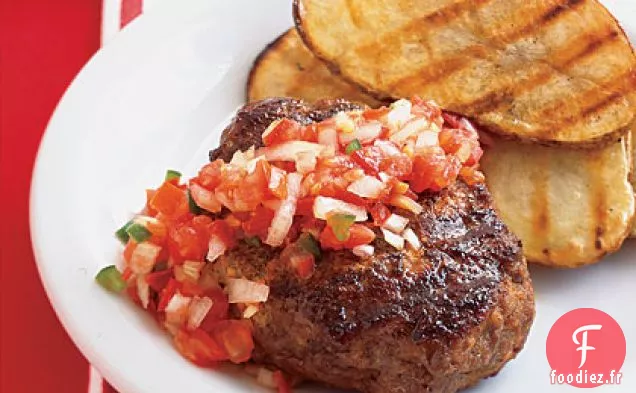 Mini Pains de Viande et Tranches de Pommes de Terre