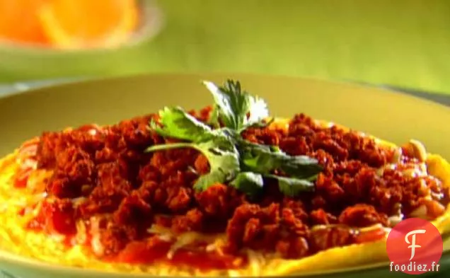 Pizza au Petit Déjeuner Mexicali