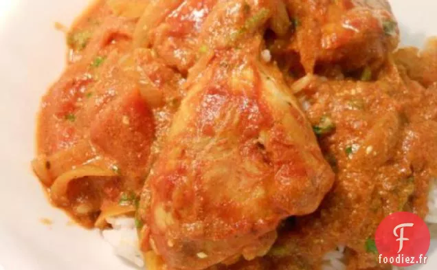 Poulet Braisé Aux Épices Indiennes Facile