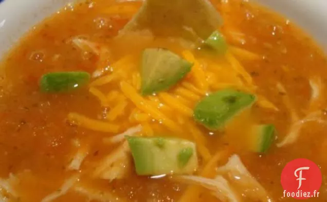 Soupe de Tortilla au Poulet au Citron Vert