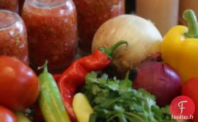 Salsa Maison Fraîche pour la mise en conserve