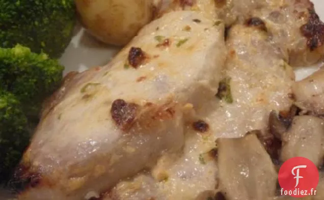 Côtelettes de Porc Grillées Fumées