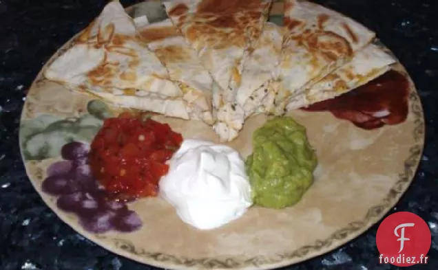 Quesadillas Au Poulet Grillé