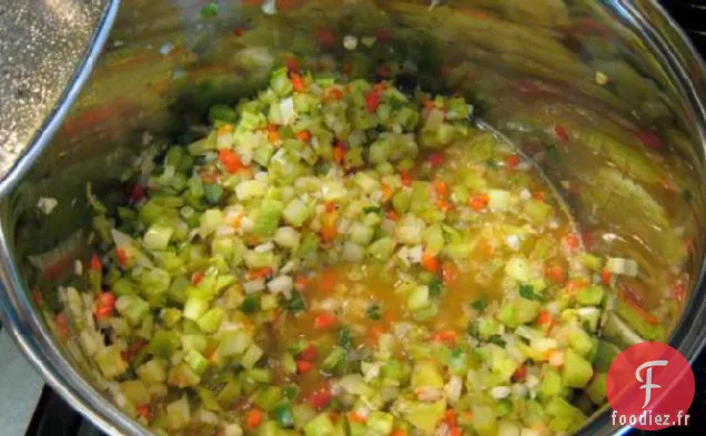 Salsa de Tomates Vertes (Non mûres) pour la mise en conserve