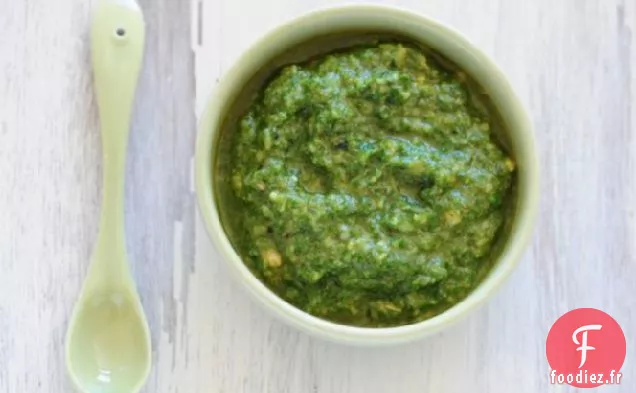 Coriandre Épicée - Pesto aux Amandes Marcona