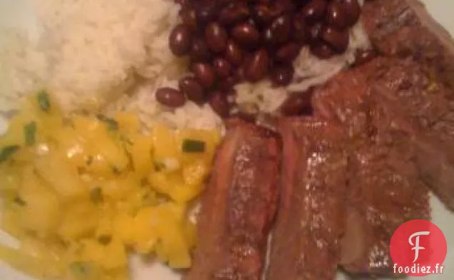 Steak de Bœuf au Gingembre et au Citron Vert