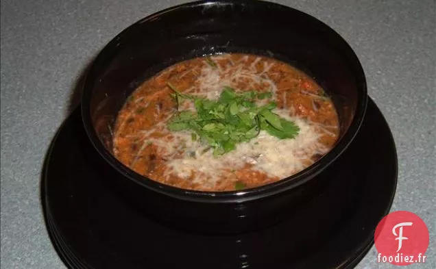 Soupe de Tortilla au Poulet Crémeuse