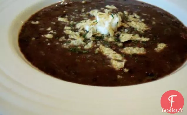 Soupe de Haricots Noirs Saine Et Géniale