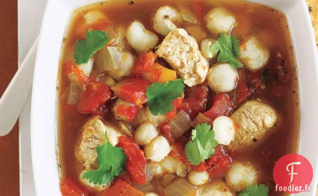 Ragoût de Posole de Poulet Copieux