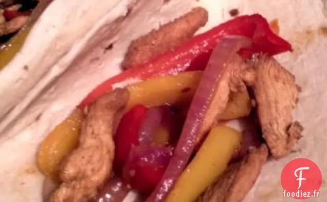Fajitas au Poulet à la Tequila
