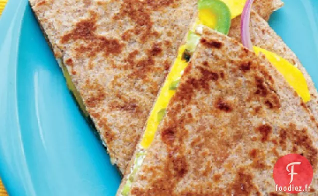 Quesadillas au Fromage de Chèvre et à la Mangue