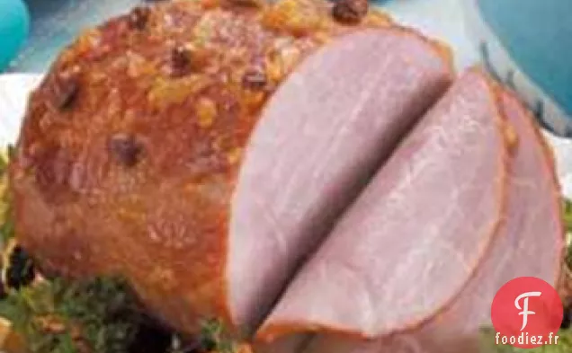 Jambon Glacé aux Raisins Marmelade