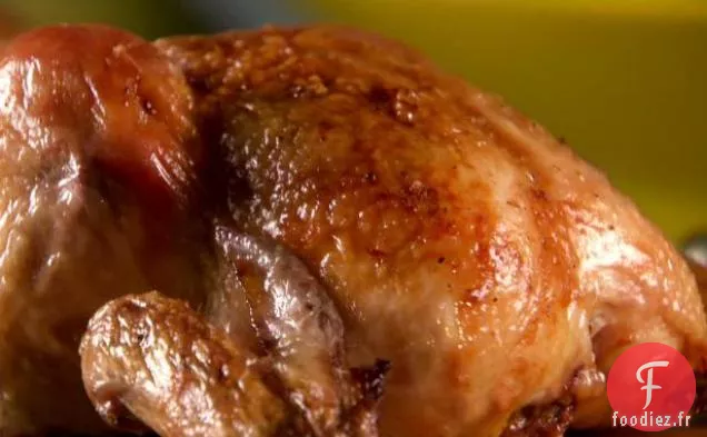 Poules de Cornouailles Étouffées à l'Ail