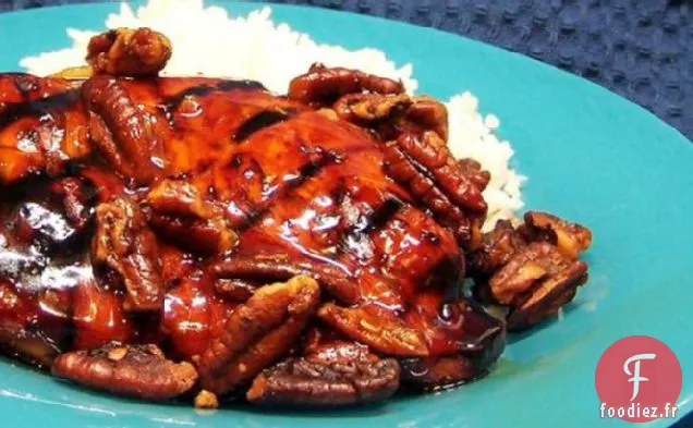 Poulet À L'Érable Et À L'Orange Aux Pacanes Poivrées