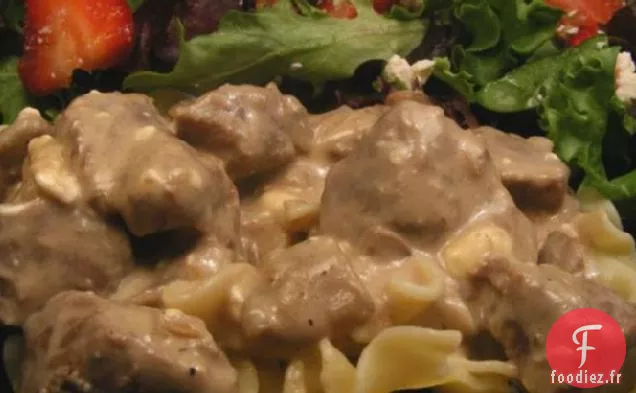 Boeuf Stroganoff à la Mijoteuse