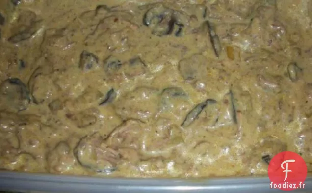 Boeuf Stroganoff à la Mijoteuse