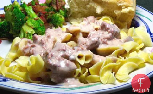 Boeuf Stroganoff à la Mijoteuse