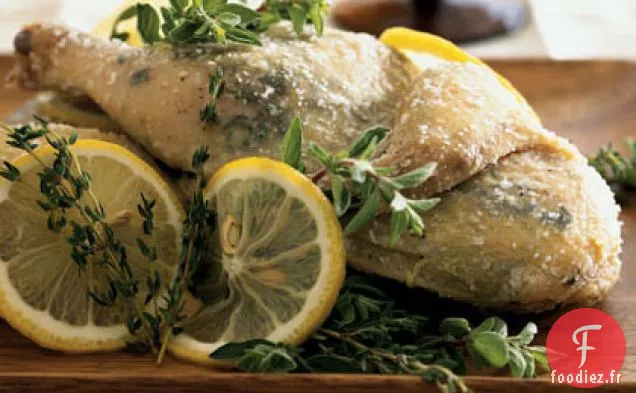 Poule De Cornouailles Aux Herbes En Croûte De Sel