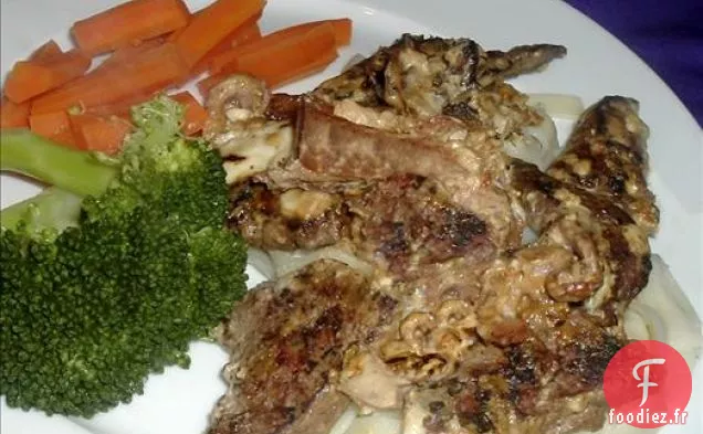 Côtelettes de Porc Au Parmesan