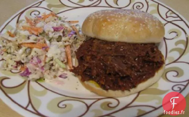 Boeuf BBQ Sucré et Fumé pour Sandwichs