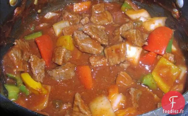 Boeuf à la Mexicaine en Sauce