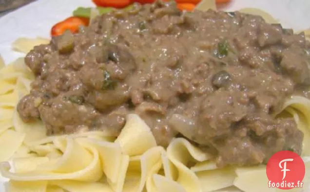Easy Beef Stroganoff - Version Boeuf Haché
